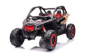 Buggy Can-Am Maverick 2 Places, 24V 14Ah, Siège Cuir, Pneus Caoutchouc