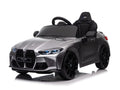 Bmw M4, Voiture Électrique Pour Enfants 12 Volts, Siège En Cuir, Pneus En Caoutchouc, Voiture À Batterie Pour Enfants !
